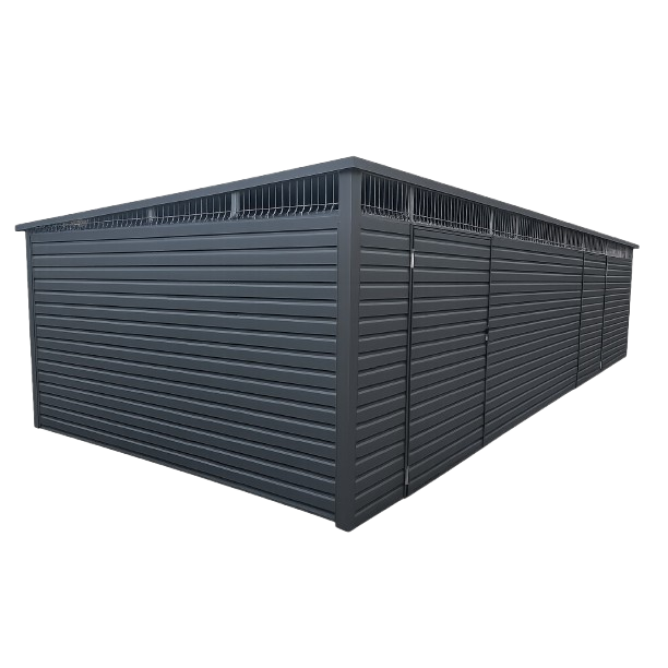 Wiata śmietnikowa 10x4