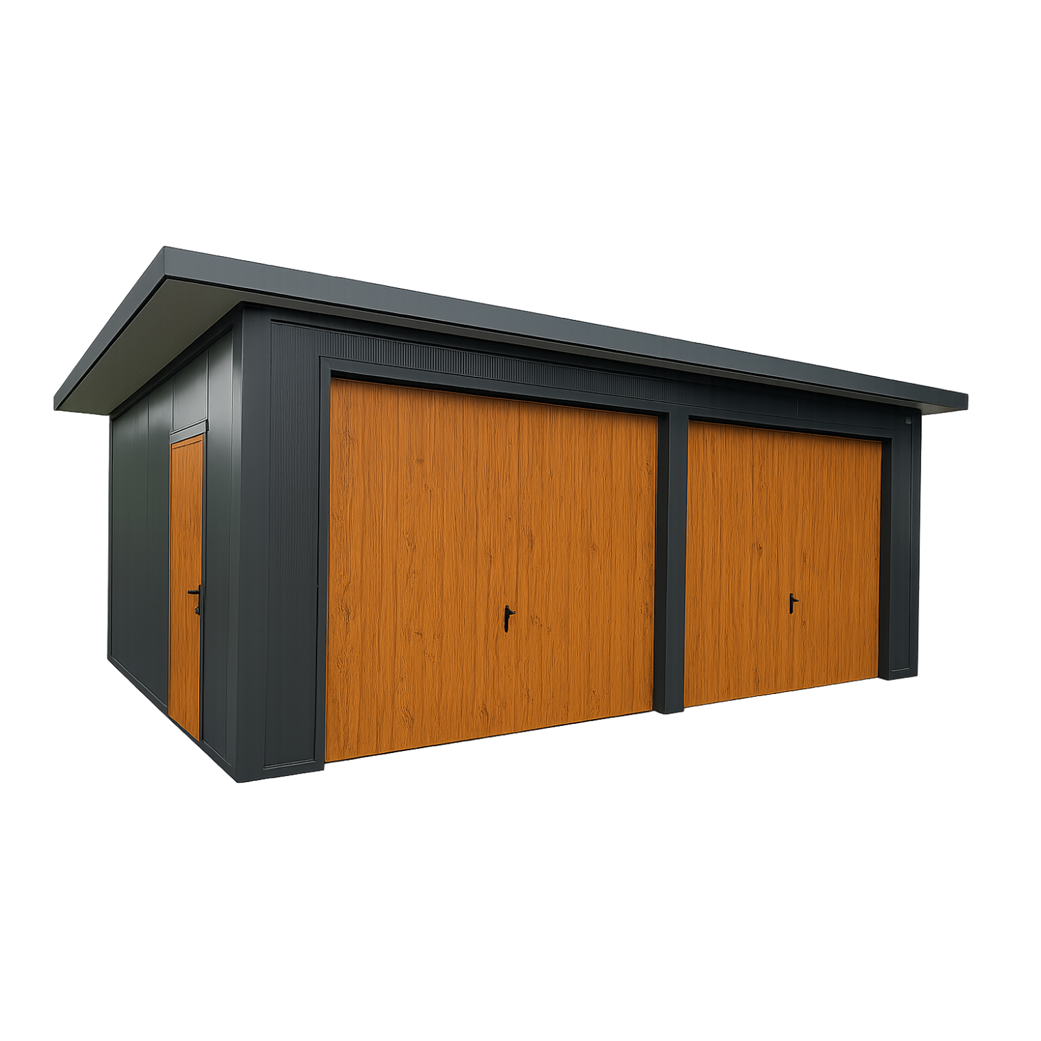 Garaż Ocieplony 7x6 grafit