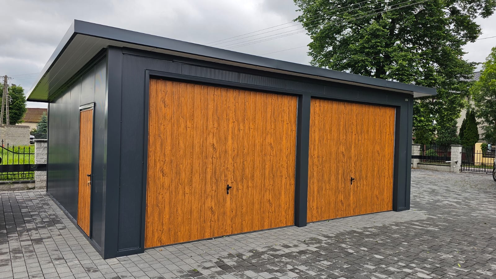 Garaż Ocieplony 7x6 grafit - obrazek 6