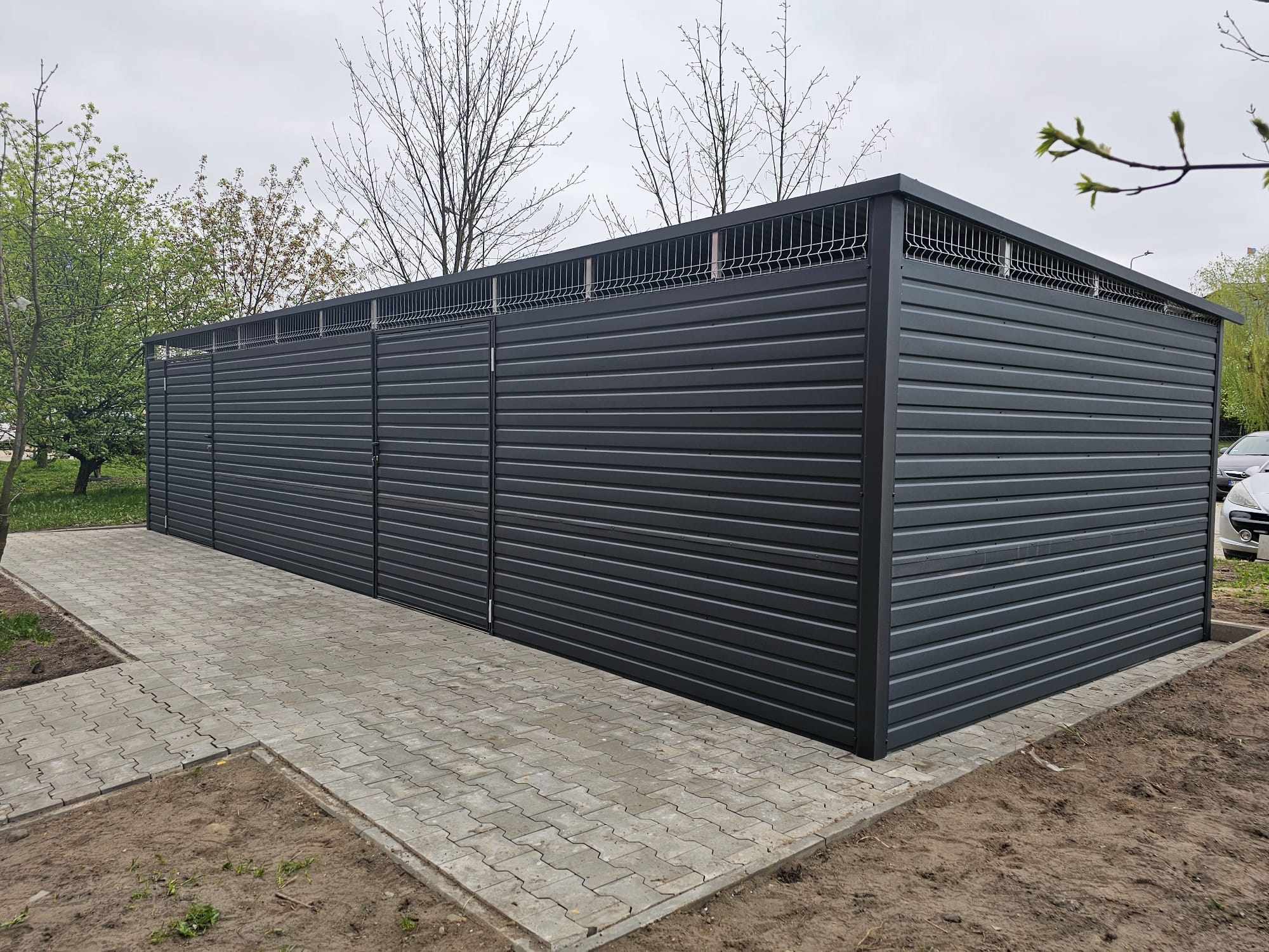 Wiata śmietnikowa 10x4 - obrazek 3